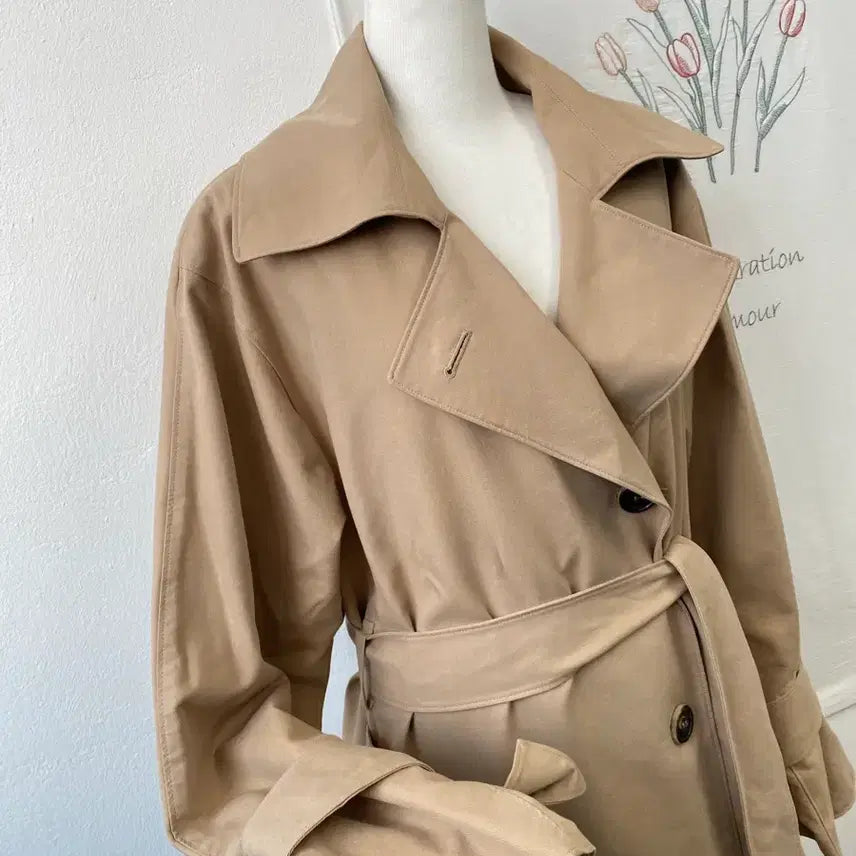 [BUNJANG] System Long Trench Coat / 시스템 롱 트렌치 코트