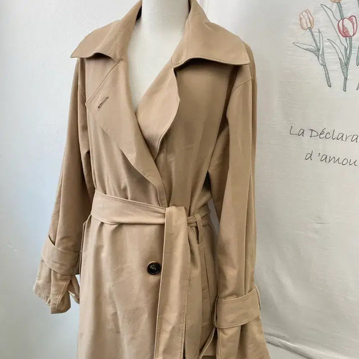 [BUNJANG] System Long Trench Coat / 시스템 롱 트렌치 코트