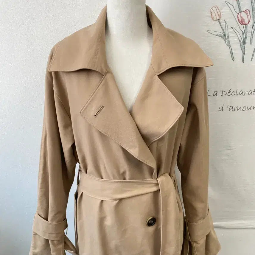 [BUNJANG] System Long Trench Coat / 시스템 롱 트렌치 코트