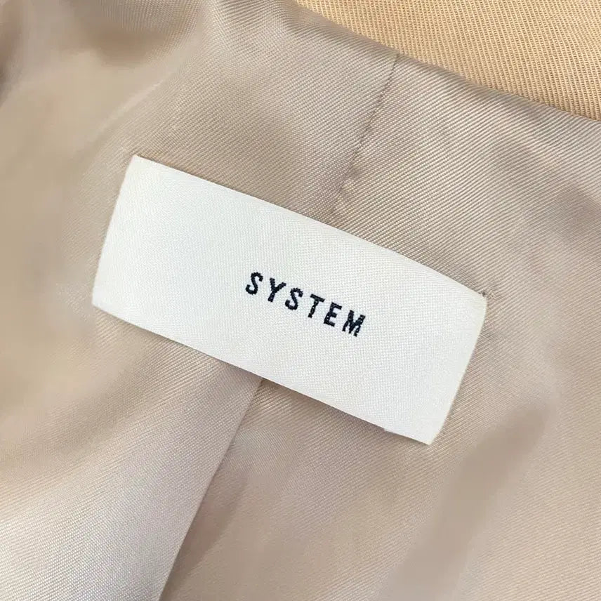 [BUNJANG] System Long Trench Coat / 시스템 롱 트렌치 코트