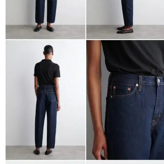 [BUNJANG] COS Tapered Leg Ankle Length Jeans / COS Tapered leg High nss Ankle length,코스