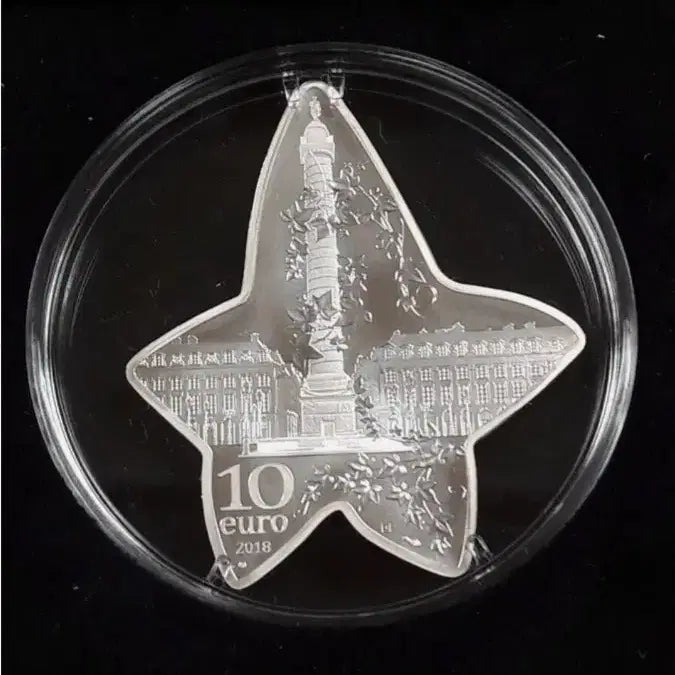 [BUNJANG] Boucheron 2018 Limited Edition 10 EURO Silver Coin / 프랑스 명품 브랜드 부쉐론 2018년 한정판 프리미엄 은화