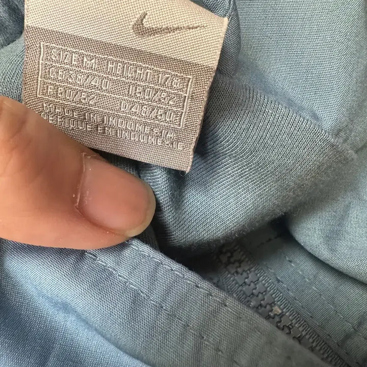[BUNJANG] Nike 00s Sky Blue Football Windbreaker Jacket / 나이키 00s 스카이블루 풋볼바람막이 M