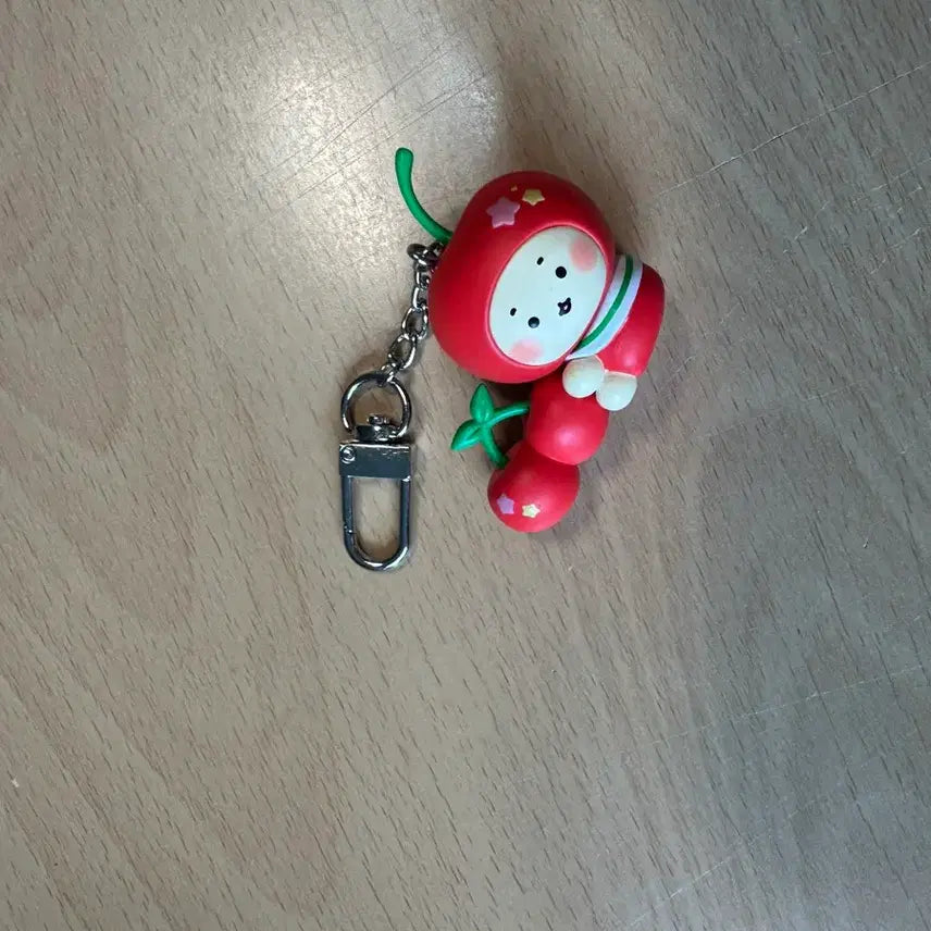 [BUNJANG] Olive Young Mang-ggeo Jin Gom Cherry Keyring / 올리브영 망그러진 곰 키링 망곰이 체리