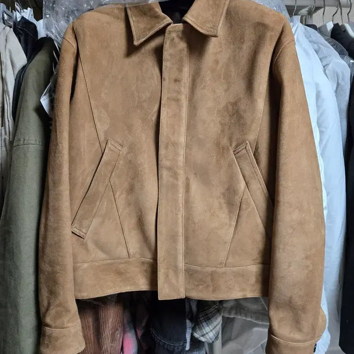 [BUNJANG] DNSR Suede Jacket XL / DNSR 람포 고트 스웨이드 자켓 XL
