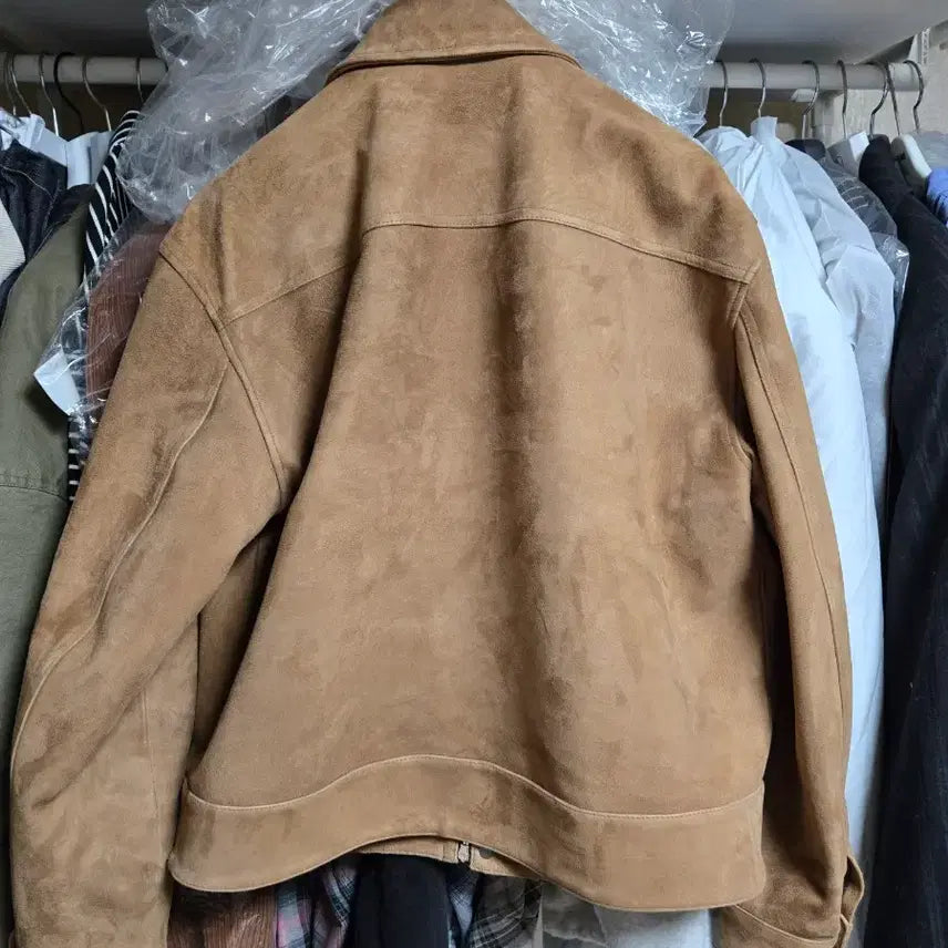 [BUNJANG] DNSR Suede Jacket XL / DNSR 람포 고트 스웨이드 자켓 XL