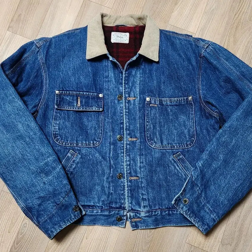 [BUNJANG] Polo Dungaree USA Denim Jacket S / 폴로 덩가리 USA 데님자켓 S
