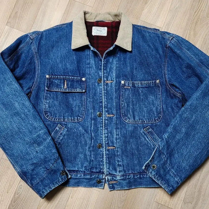[BUNJANG] Polo Dungaree USA Denim Jacket S / 폴로 덩가리 USA 데님자켓 S