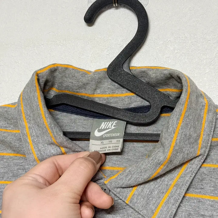 [SOLD OUT] 나이키 스트라이프 반팔 카라티 XL