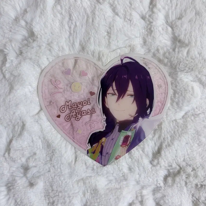 [BUNJANG] Ensemble Stars Mayoi Ayase Alkaloid 8th Anniversary Heart Clear Card Acrylic / 앙스타 8주년 하트 클리어 카드 아야세 마요이 알칼로이드 피쿠리아 아크릴