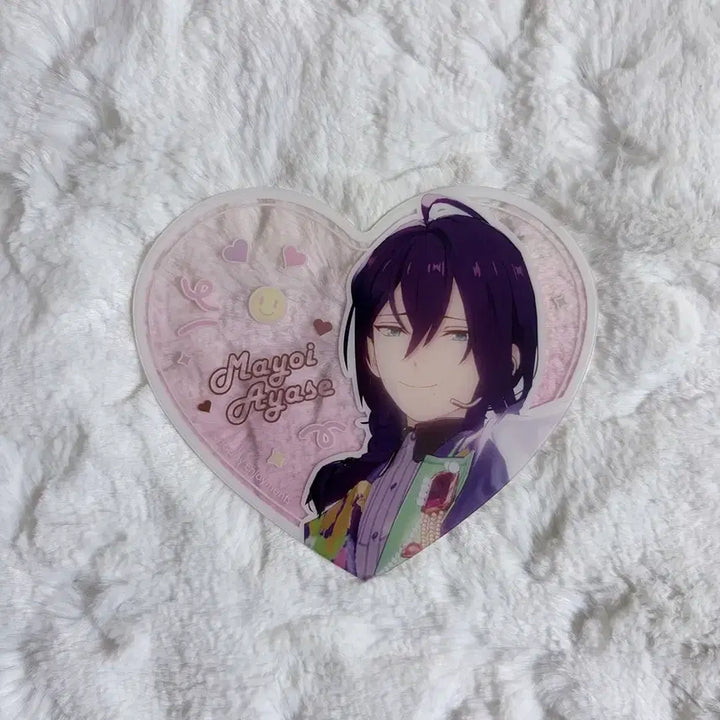 [BUNJANG] Ensemble Stars Mayoi Ayase Alkaloid 8th Anniversary Heart Clear Card Acrylic / 앙스타 8주년 하트 클리어 카드 아야세 마요이 알칼로이드 피쿠리아 아크릴