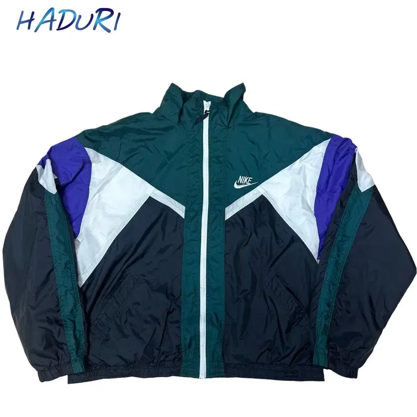 [BUNJANG] Nike 90s Green Windbreaker Jacket / 나이키 90s 그린바람막이 L