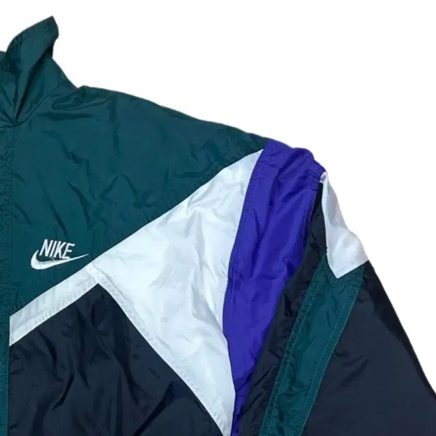 [BUNJANG] Nike 90s Green Windbreaker Jacket / 나이키 90s 그린바람막이 L