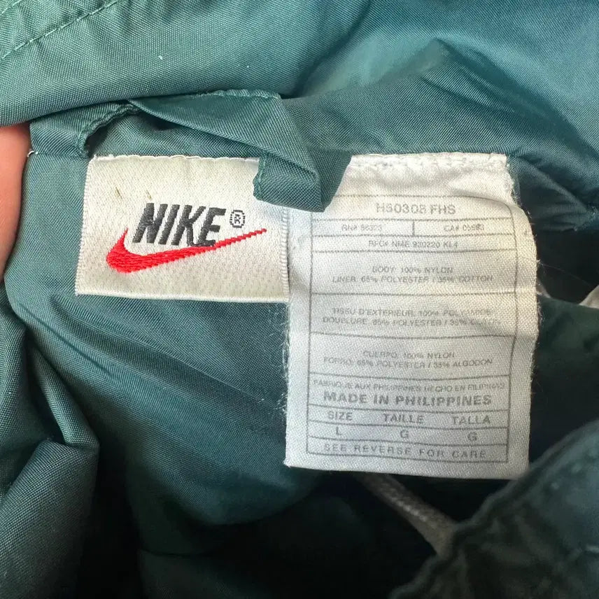 [BUNJANG] Nike 90s Green Windbreaker Jacket / 나이키 90s 그린바람막이 L