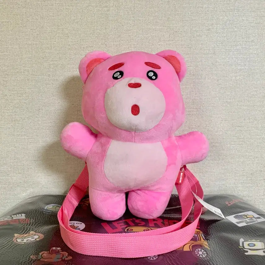 [BUNJANG] Bellie Bear Pink Doll Bag 30cm / 새상품) 벨리곰 핑크색 인형 가방 30cm