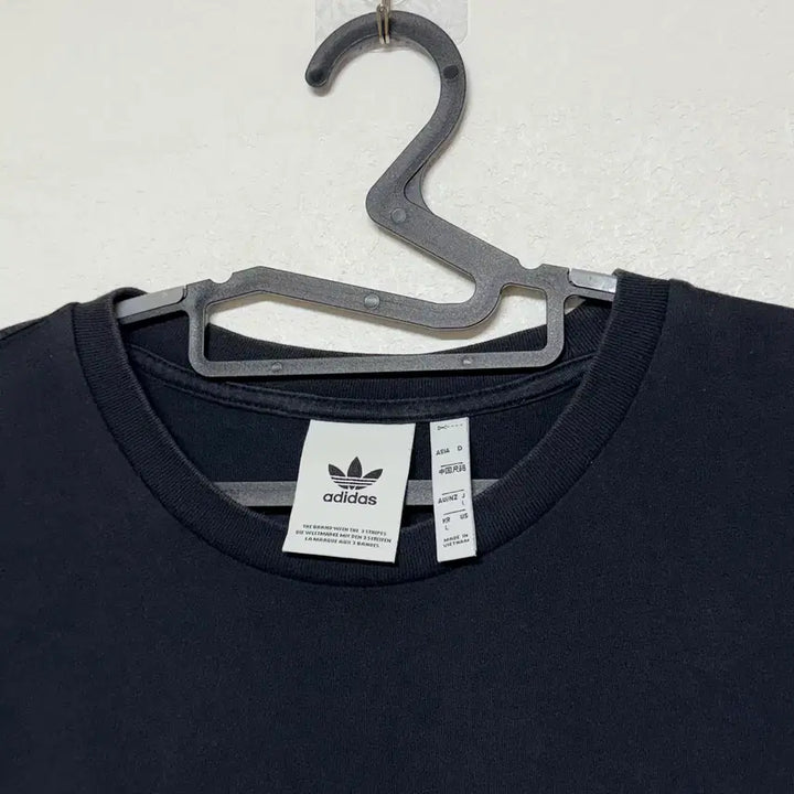 [BUNJANG] Adidas Big Logo Black Short Sleeve T-Shirt L / 아디다스 빅로고 블랙 반팔티 L