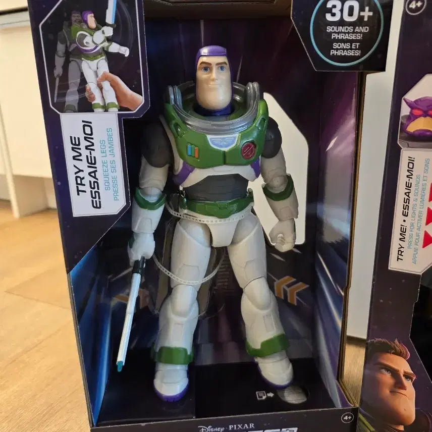 [BUNJANG] Toy Story Buzz Lightyear and Zurg Figures Set / 토이스토리 피규어 2개 (버즈,저그) 라이트이어 장난감