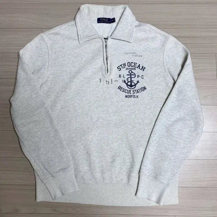 [BUNJANG] Polo Ralph Lauren Ocean Division Quarter Zip Sweatshirt / 폴로 랄프로렌 오션 디비젼 쿼터 집업 스웻셔츠