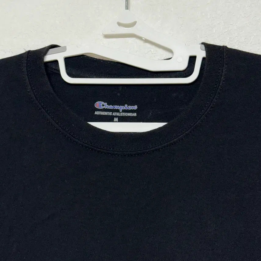 [BUNJANG] Champion Black T-Shirt (Size M) / 챔피온 블랙 반팔티 M