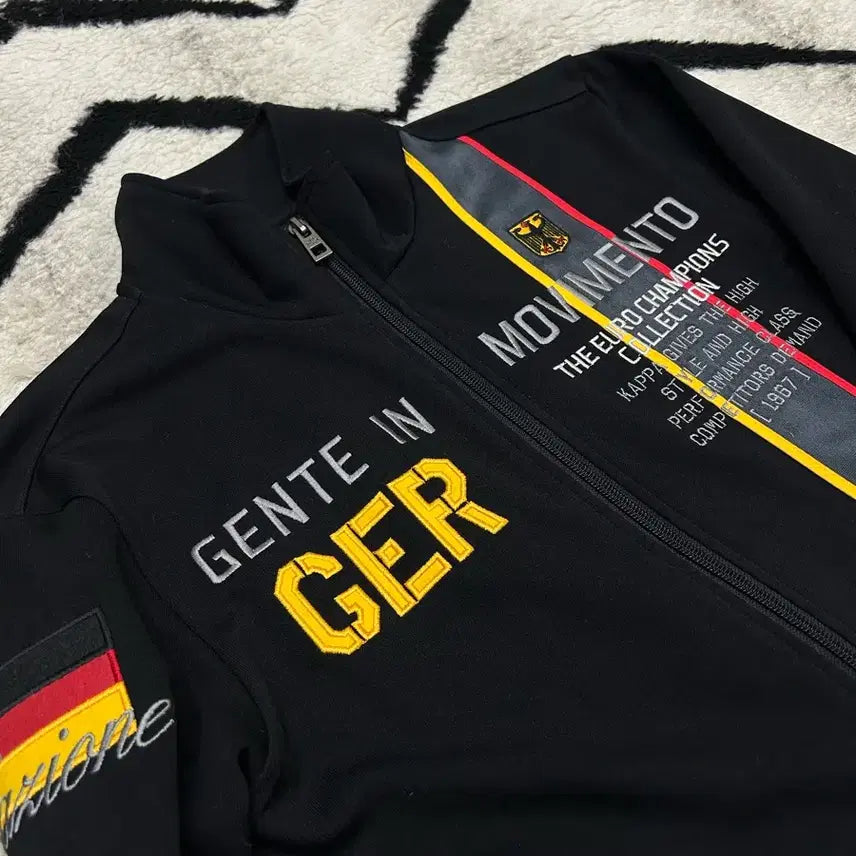 [BUNJANG] Kappah West Germany National Team Jersey Black / [S]카파 독일 서독 국대 져지/블랙