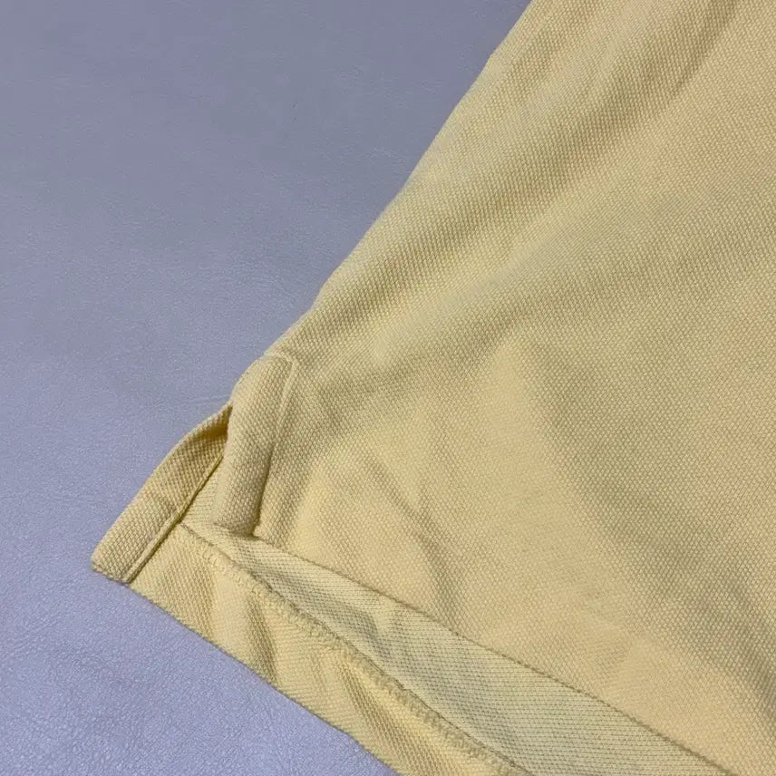[BUNJANG] Polo Yellow Short Sleeve Polo Shirt (Size S) / 폴로 옐로우 반팔 카라티 S