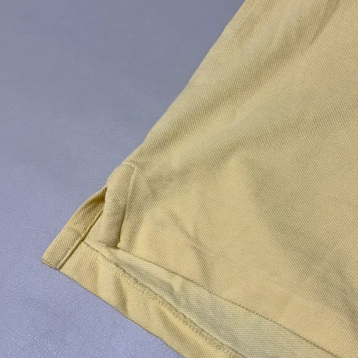 [BUNJANG] Polo Yellow Short Sleeve Polo Shirt (Size S) / 폴로 옐로우 반팔 카라티 S