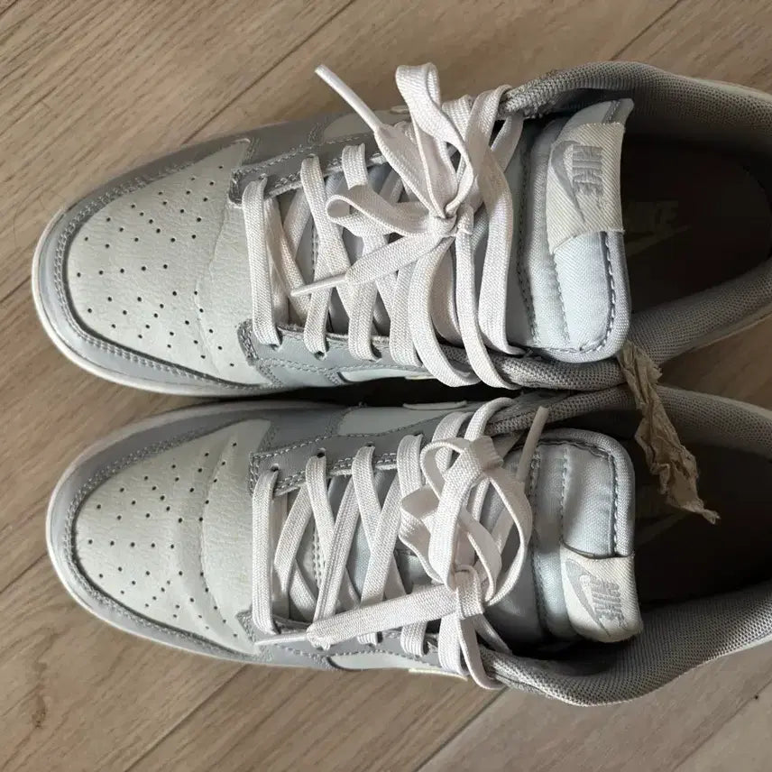 [BUNJANG] Nike Dunk Low Retro Wolf Grey Sneakers / 나이키 덩크 로우 레트로 울프 그레이 270