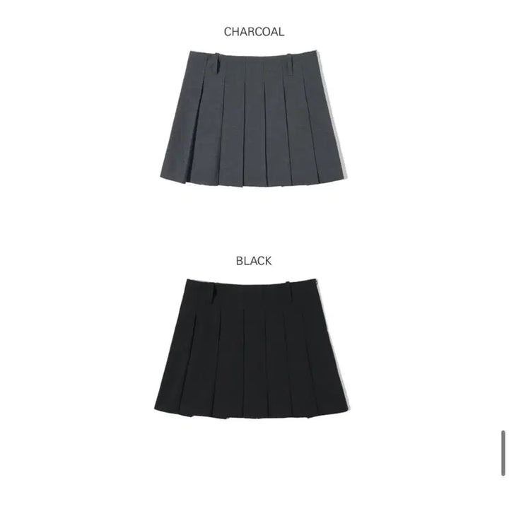 [BUNJANG] Banwon Atelier Pleated Skirt Charcoal S / 반원 아틀리에 플리츠 스커트 챠콜 s