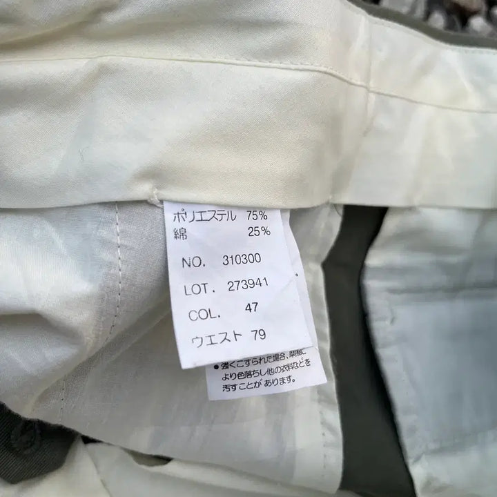 [BUNJANG] Vintage Semi-Wide Tucked Pants / 일본 빈티지 투턱 세미 와이드 팬츠 (실측확인)