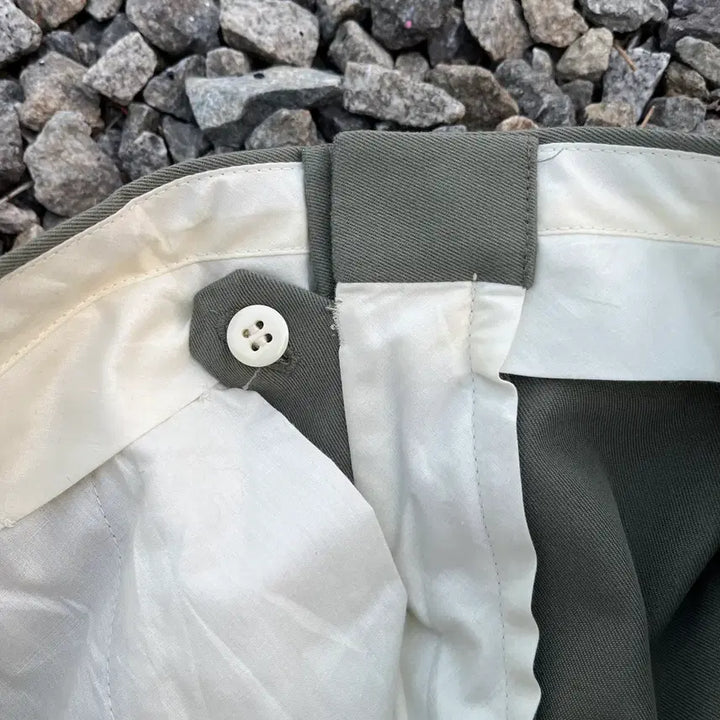 [BUNJANG] Vintage Semi-Wide Tucked Pants / 일본 빈티지 투턱 세미 와이드 팬츠 (실측확인)