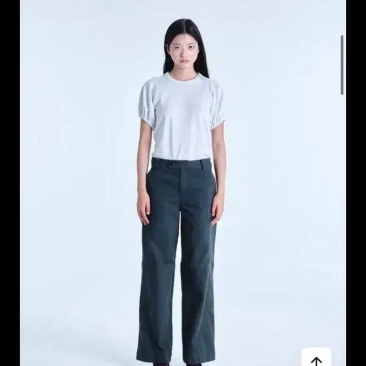 [BUNJANG] Cosmoss Curved Line Denim Pants Blue Green S / [택만뗀새상품]코스모스cosmoss커브드라인데님 팬츠블루그린s사이즈