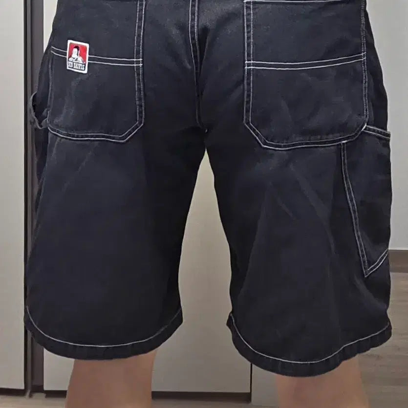 [BUNJANG] Ben Davis Bermuda Shorts Black Color 32 (L) / 벤 데이비스 버뮤다 팬츠 블랙 칼라 32 (L) 반바지