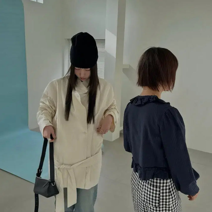 [BUNJANG] Half Low Trench Coat / 하프 로우 바바리(새상품)