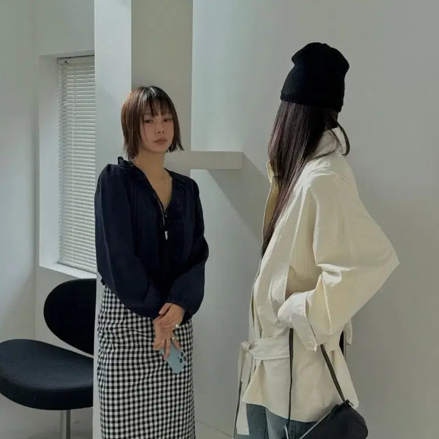 [BUNJANG] Half Low Trench Coat / 하프 로우 바바리(새상품)
