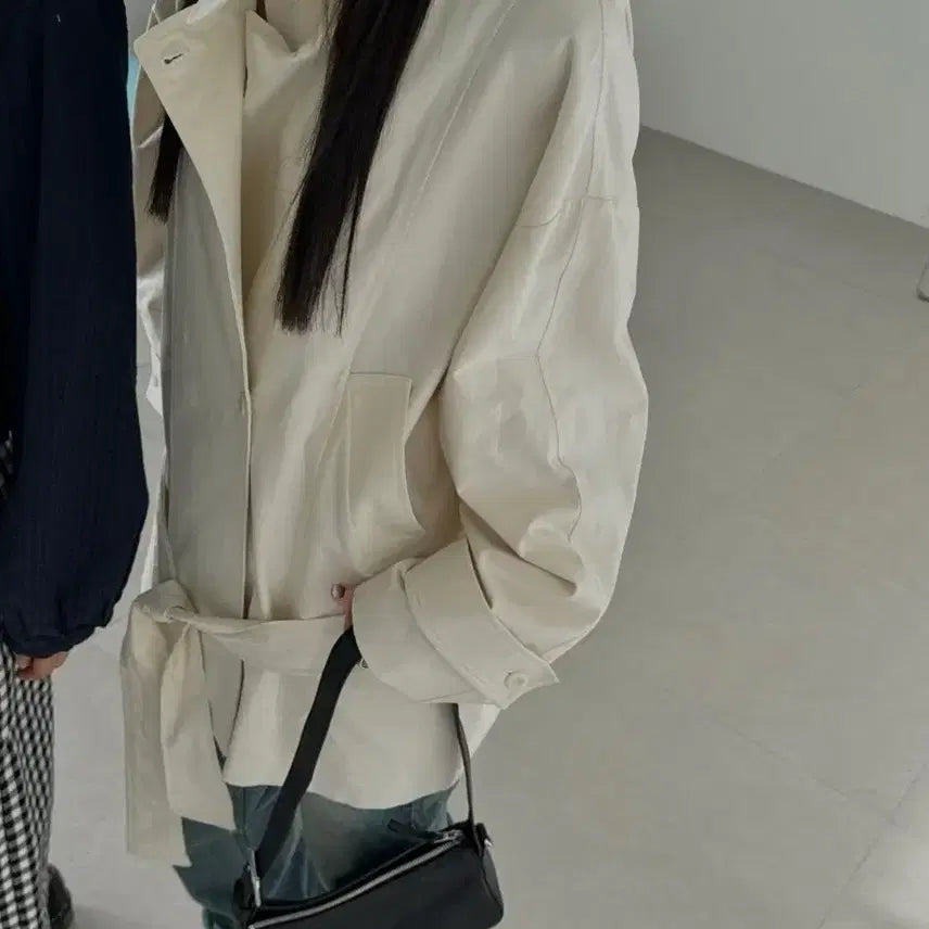 [BUNJANG] Half Low Trench Coat / 하프 로우 바바리(새상품)