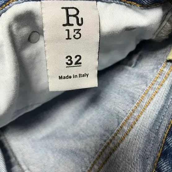[BUNJANG] R13 Unbalanced Denim Pants / R13 언밸런스 워싱 데님 팬츠 32