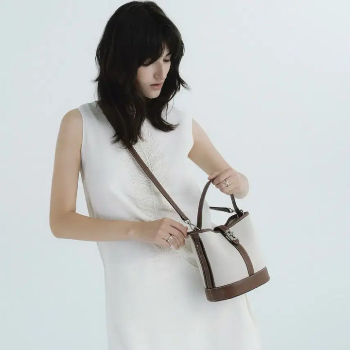 [BUNJANG] BONC Festone Basket Piccolo Brown / [분크] 페스토네 바스켓 피콜로 - 브라운