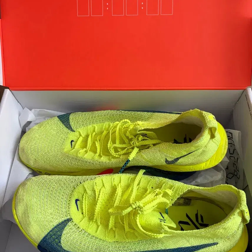 [BUNJANG] Nike Alphafly 3 Volt Running Shoes / 나이키 알파플라이3 볼트 255 (사용감 적음, 박스O)