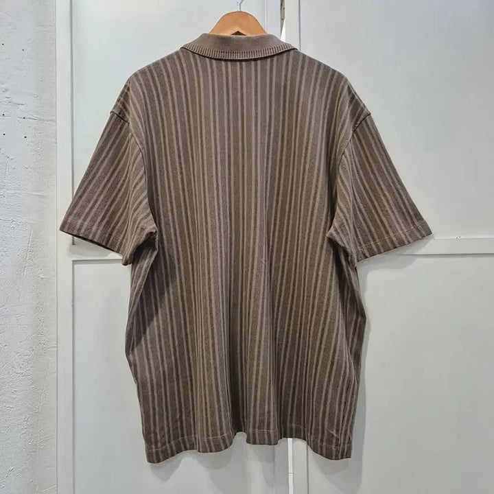 [SOLD OUT] 자라 니트 카라 반팔 셔츠 남성XL