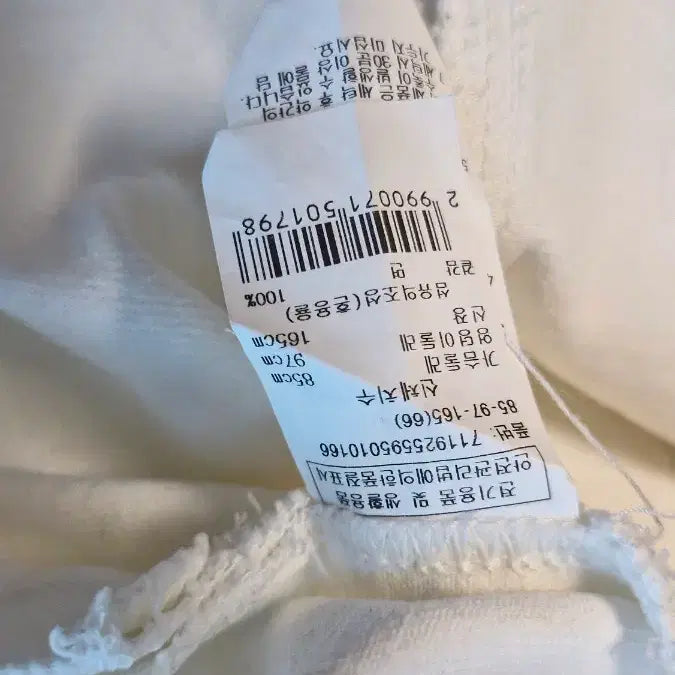 [BUNJANG] VOV White Denim Asymmetrical Jacket / VOV보브(66)화이트데님 언발쟈켓