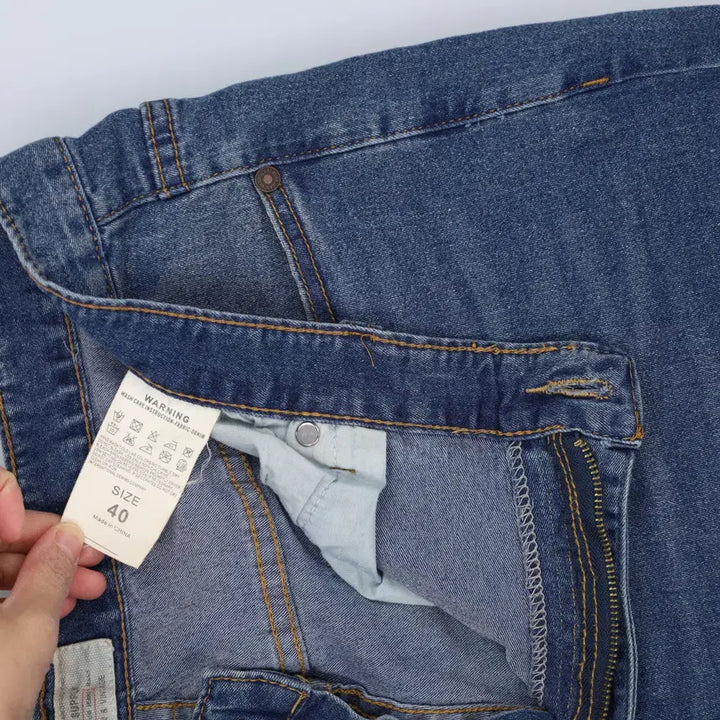 [BUNJANG] Modern Vintage Washed Denim Pants / 40 모던빈티지 워싱 데님팬츠 0310H1