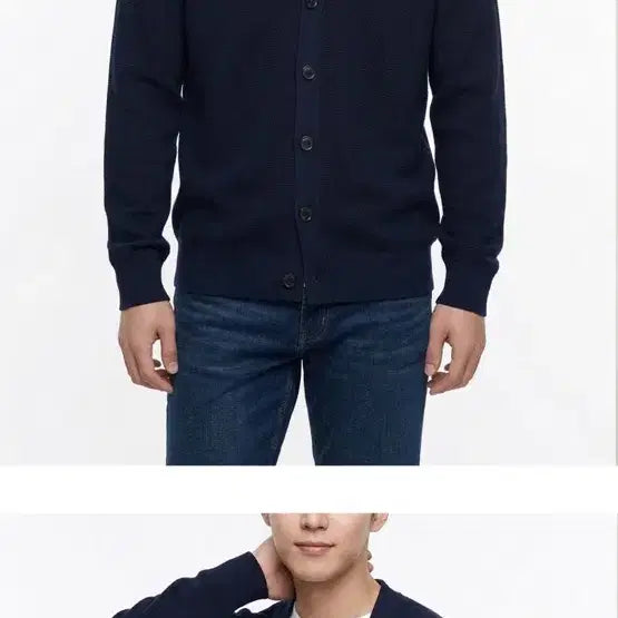 [BUNJANG] Tommy Hilfiger V-Neck Cardigan Set / 정품 타미힐피거 브이넥 가디건 4 종