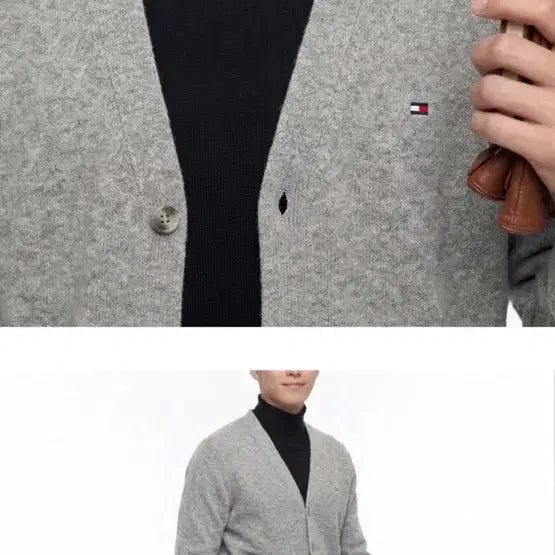 [BUNJANG] Tommy Hilfiger V-Neck Cardigan Set / 정품 타미힐피거 브이넥 가디건 4 종