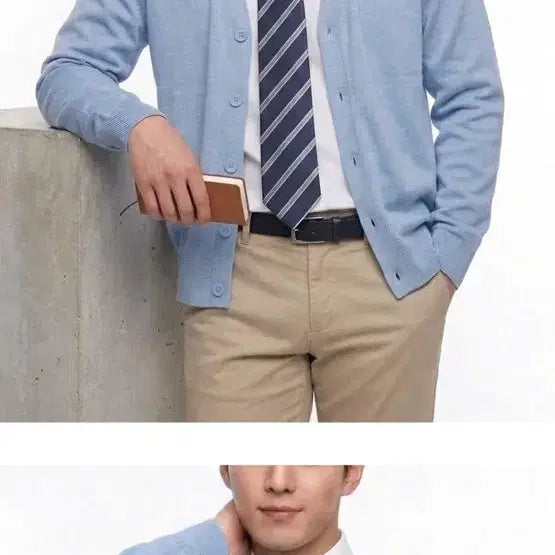 [BUNJANG] Tommy Hilfiger V-Neck Cardigan Set / 정품 타미힐피거 브이넥 가디건 4 종