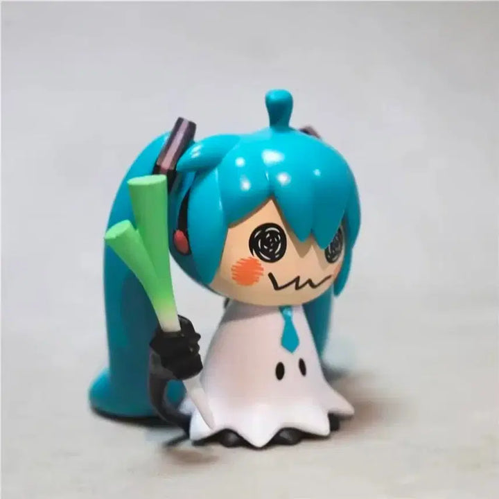 [BUNJANG] Hatsune Miku, Mimikyu Figure with Bonus Sticker / 덤스티커) 하츠네 미쿠 따라큐 피규어 포켓몬 프로젝트 세카이