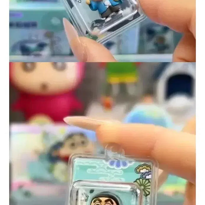 [BUNJANG] Crayon Shin-chan Rice Grain Figure Kimono Series Keyring / (정품)짱구 쌀알피규어 기모노 시리즈 키링