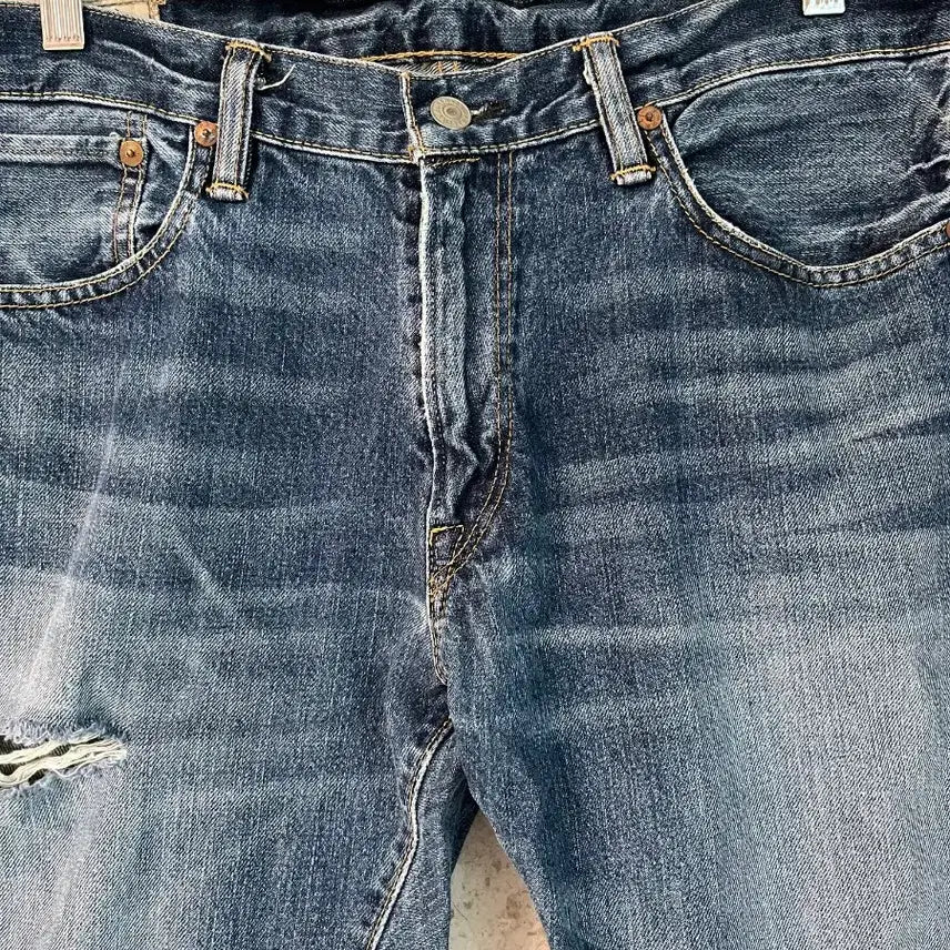 [BUNJANG] Polo Ralph Lauren Washed Denim Jeans / 폴로 랄프로렌 워싱 데님 청바지