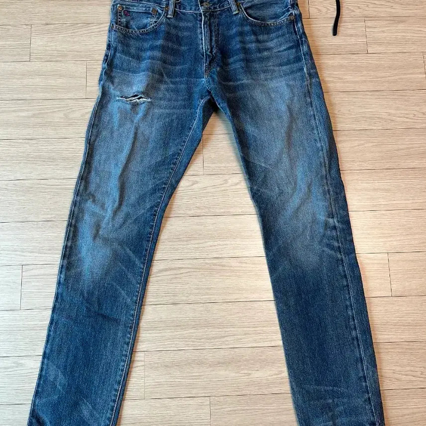 [BUNJANG] Polo Ralph Lauren Washed Denim Jeans / 폴로 랄프로렌 워싱 데님 청바지
