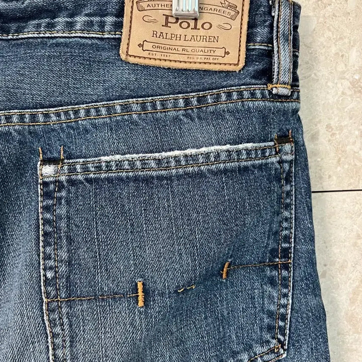 [BUNJANG] Polo Ralph Lauren Washed Denim Jeans / 폴로 랄프로렌 워싱 데님 청바지