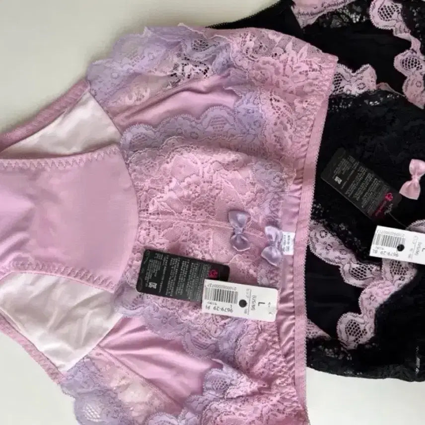 [BUNJANG] Emepil M Size Hygiene Panties Bundle Set / 에메필 위생팬티 블랙+핑크 M
